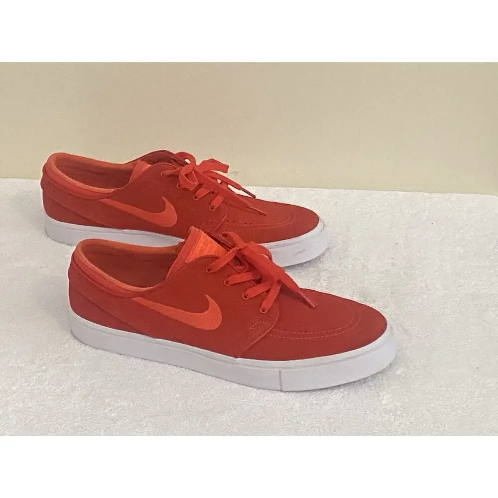 Nike Zoom Stefan Janoski Men’s Skateboard Sneaker Shoes‎ Red Suede Size 9.5